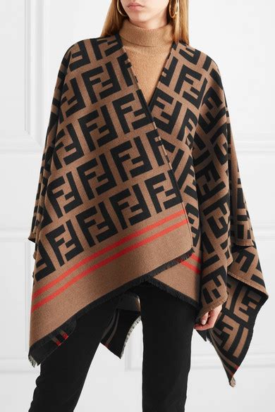 fendi scarc|fendi poncho women's.